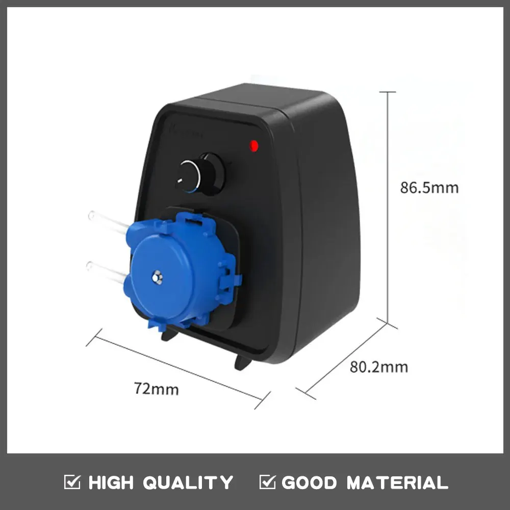 

KCP-X ultra small peristaltic pump 24V DC motor self suction pump with adjustable flow rate of 19-65ml/min