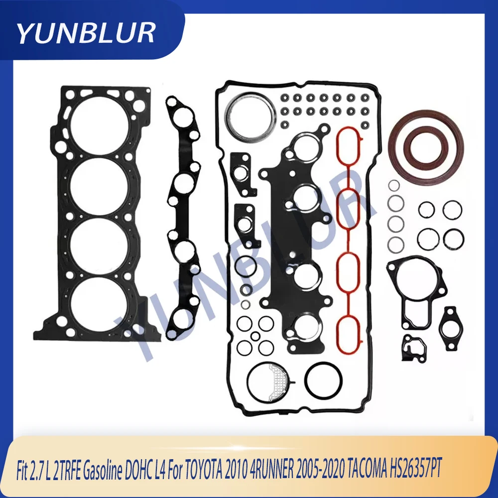 

Full Head Gasket Set Fit 2.7 L 2TRFE Gasoline DOHC L4 For TOYOTA 2010 4RUNNER 2005-2020 TACOMA HS26357PT Engine Part