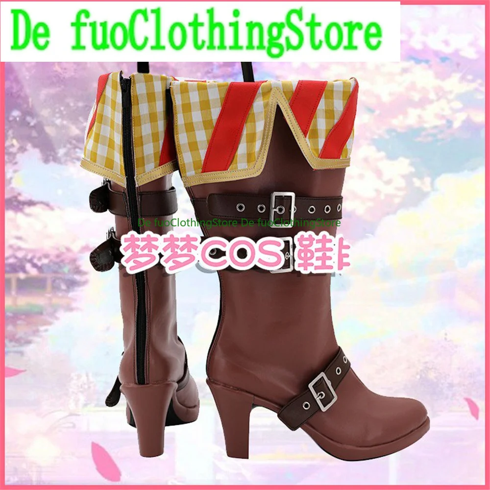 

Aikatsu Otoshiro Seira Обувь для косплея Сапоги Аниме Рождественская игра Аниме Хэллоуин DefuoClothing Магазин обуви