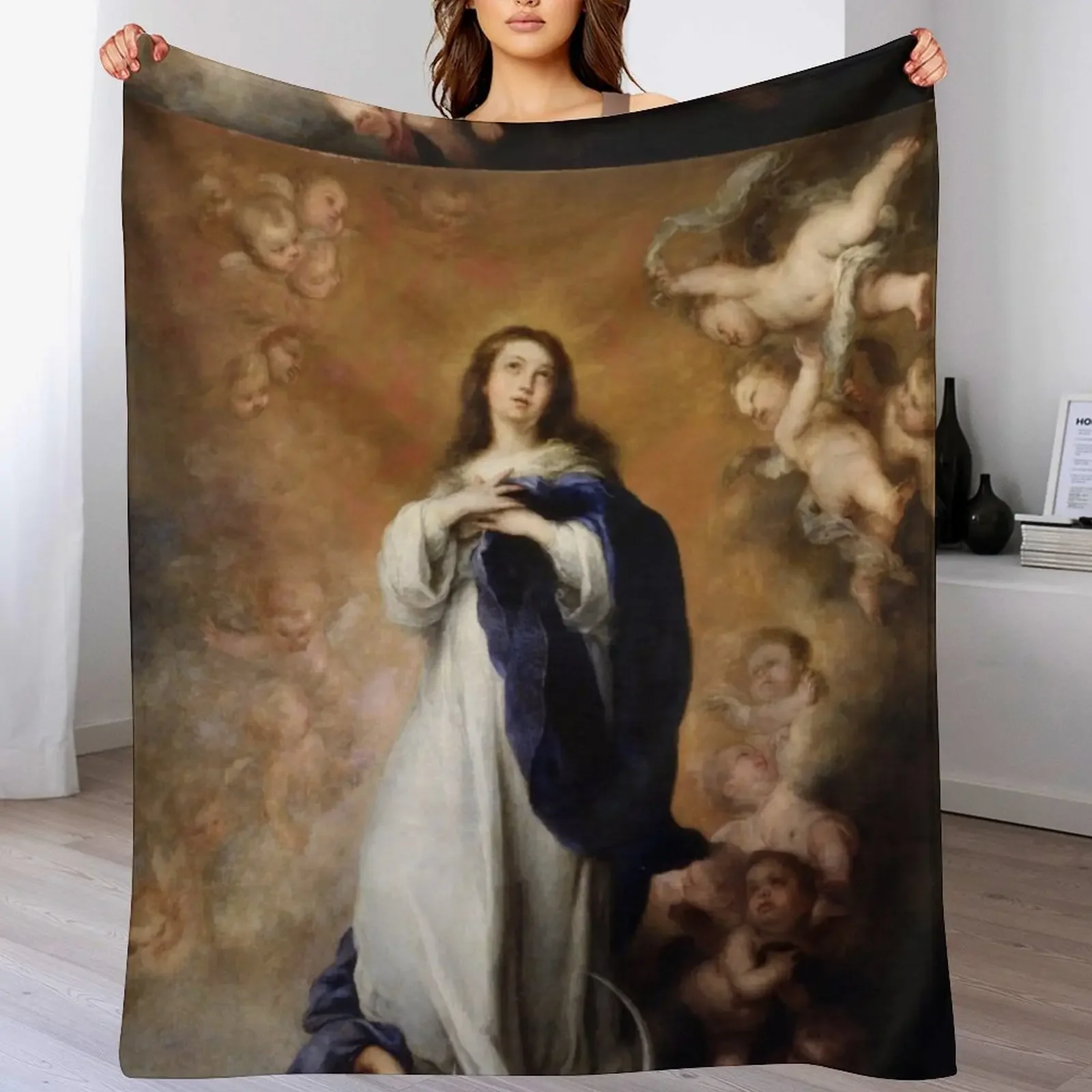 

New The Immaculate Conception of Los Venerables Throw Blanket manga Plaid Tourist sofa bed Blankets