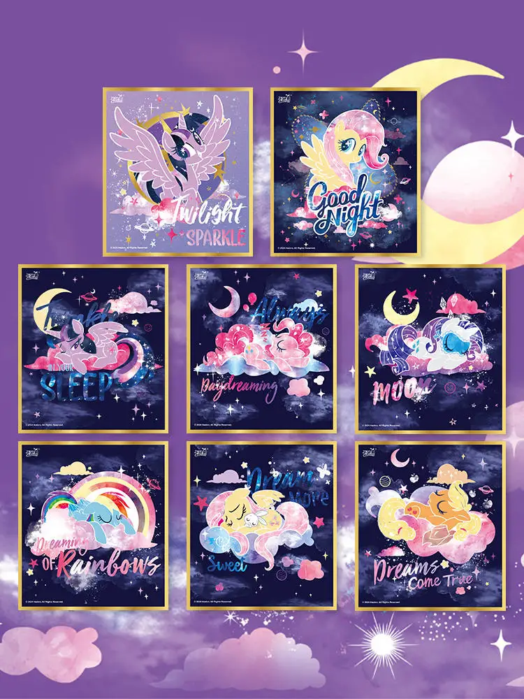 KAYOU My Little Pony Cards Collectible Card Glow Moon Rainbow Packs Twilight Packs Magic Parade SC SGR Cards Toy Gift Princess