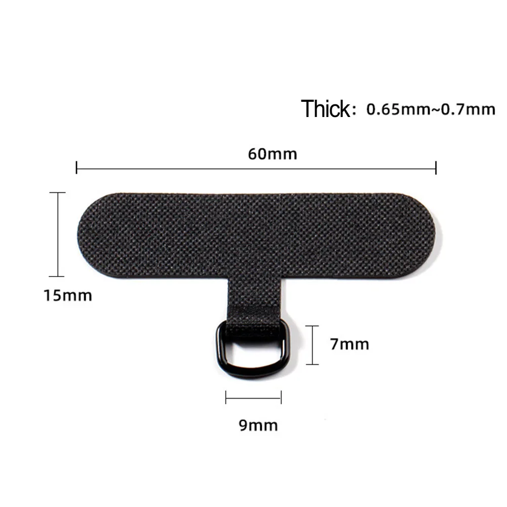 Canvas Mobile Phone Anti-lost Lanyard Card Gasket Detachable Phone Hanging Cord Strap Patch Tether Pad Secure Your Phone Parts