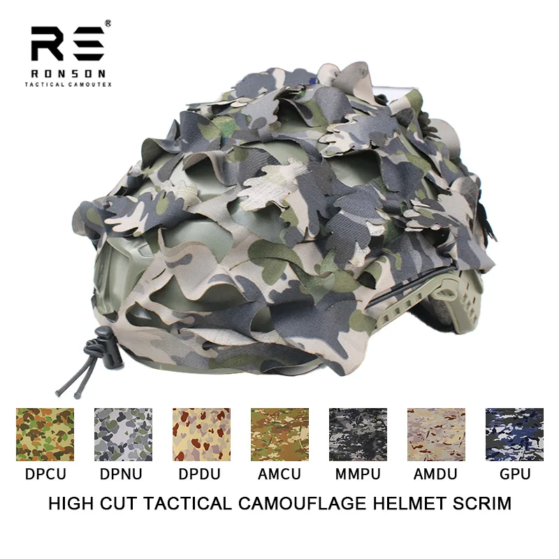 

Австралия MMPU ВМФ Камуфляж 3D Лазерная резка Тактический БЫСТРЫЙ шлем Scrim Cover Страйкбол Пейнтбол Личная защита Scrim NIR