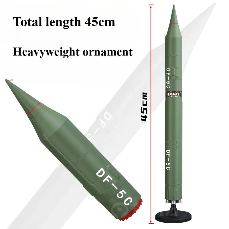 3D Printing of Dongfeng 5C Model with No Function Global Coverage of Ornaments Military Enthusiasts  Assemble Teaching Aids