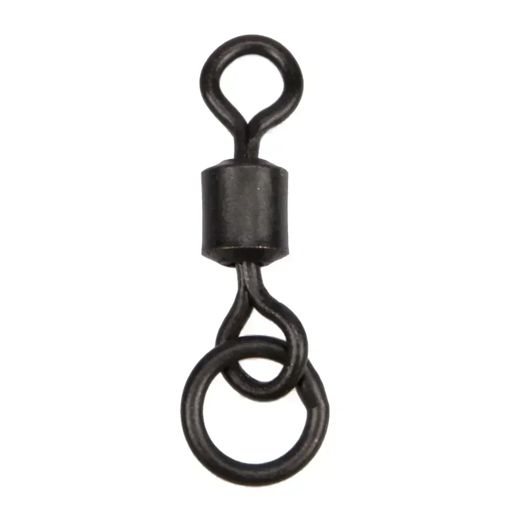 Enjoy Hassle-Free Carp Fishing with High-Quality Swivel Size 8# - Available in 10/20/50/100pcs with Flexi Ring