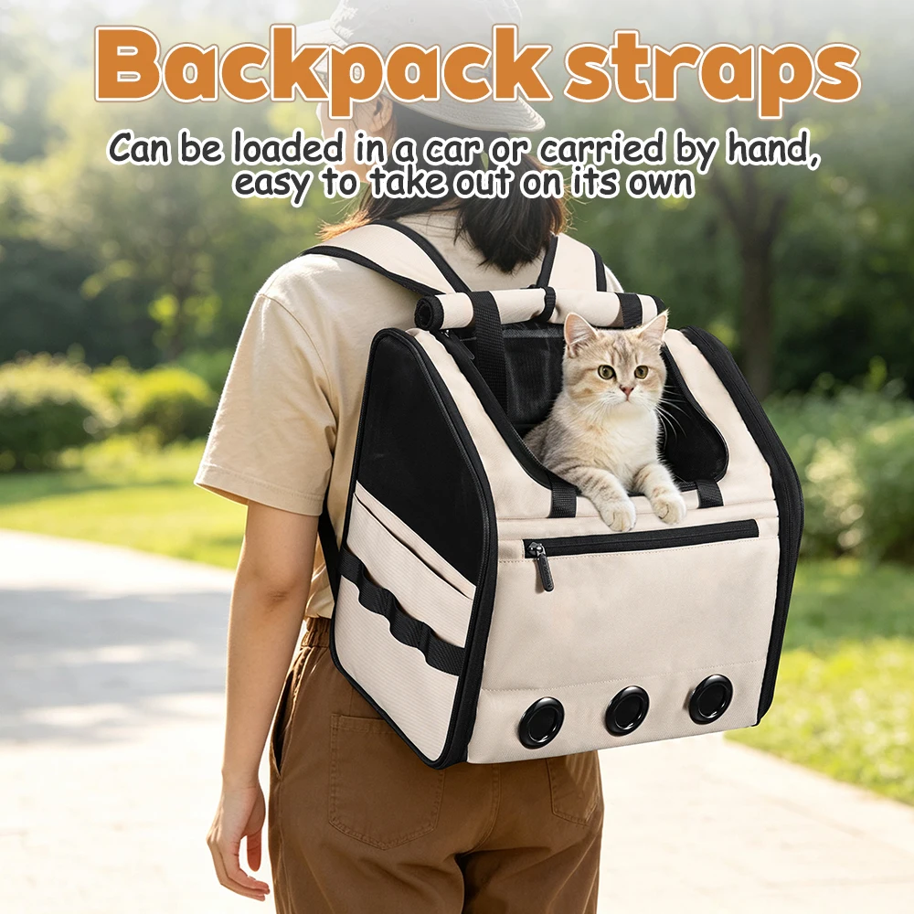 NEWBOLER Brompton Faltbare Fahrradtasche, Haustiertasche, tragbare Fahrrad-Fronttasche, faltbare Outdoor-Reisetasche für Katzen und Hunde – Detail 18