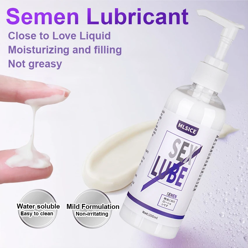 Sex Semen Lubricant for Anal Vagina Lubrication Men Women Water-Based Intimate Lube Adult Toys Masturbator Gel Sex Products 18+ view 2