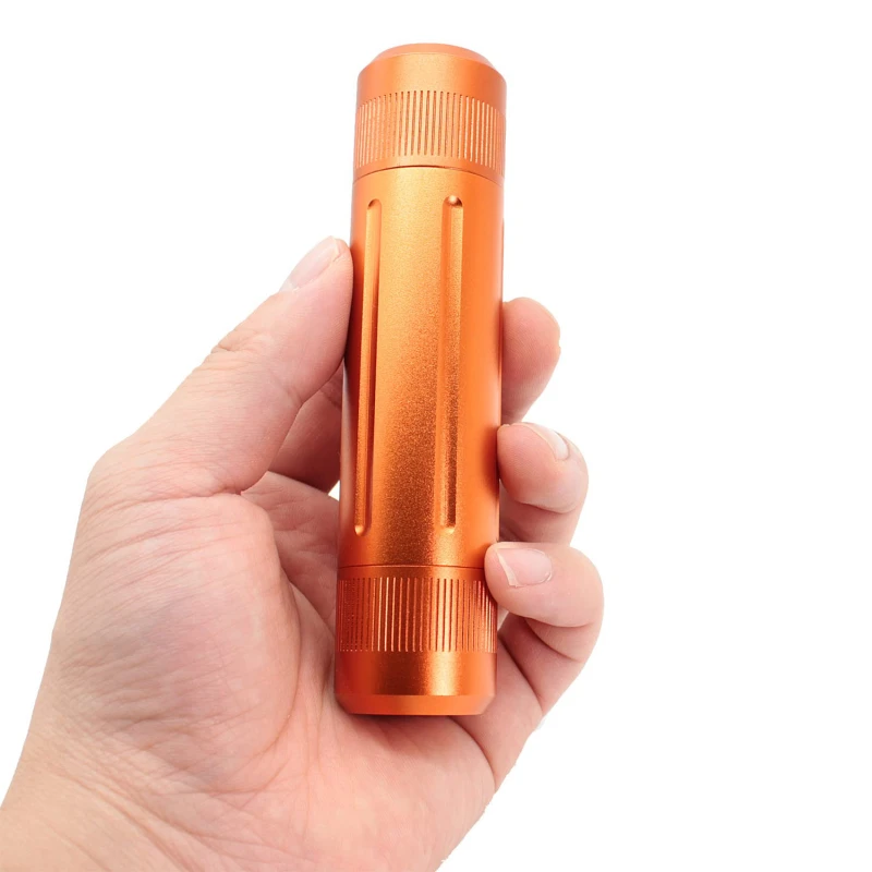 Outdoor Portable Waterproof Capsule Seal Bottle Aluminum Alloy Outdoor Survival Pill Box Multifunctional Container