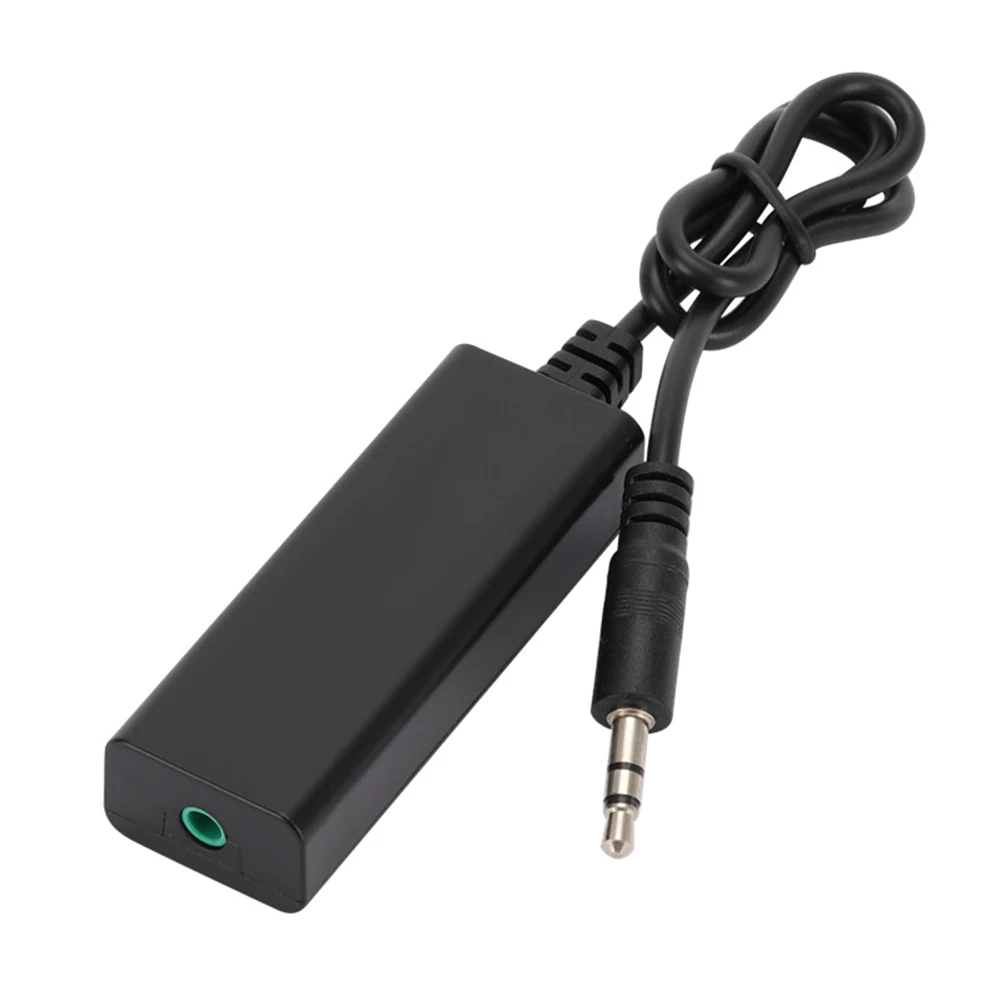Ground Loop Noise Isolator for Car Audio Home Stereo System Clear Sound Aux Audio Noise Reducer Plug and Play