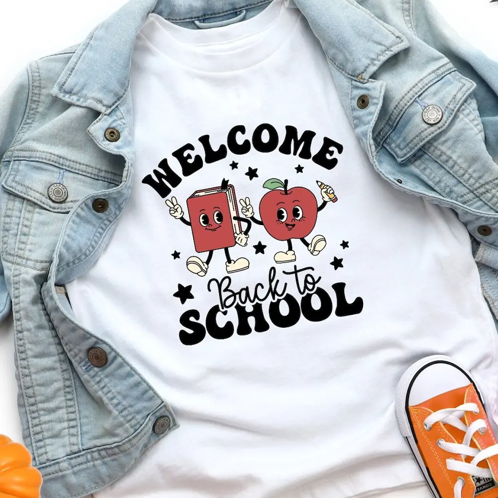 Welcome Back To School T Shirt 2023 Happy First Day Of Outfitback Grade