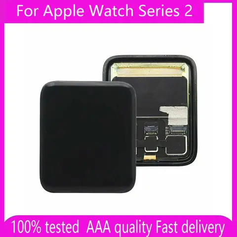 100% testów dla Apple Watch Series 2 Wyświetlacz LCD Panel dotykowy Montaż ekranu Naprawa 38/42mm Dla Apple Watch s2 Wymiana LCD