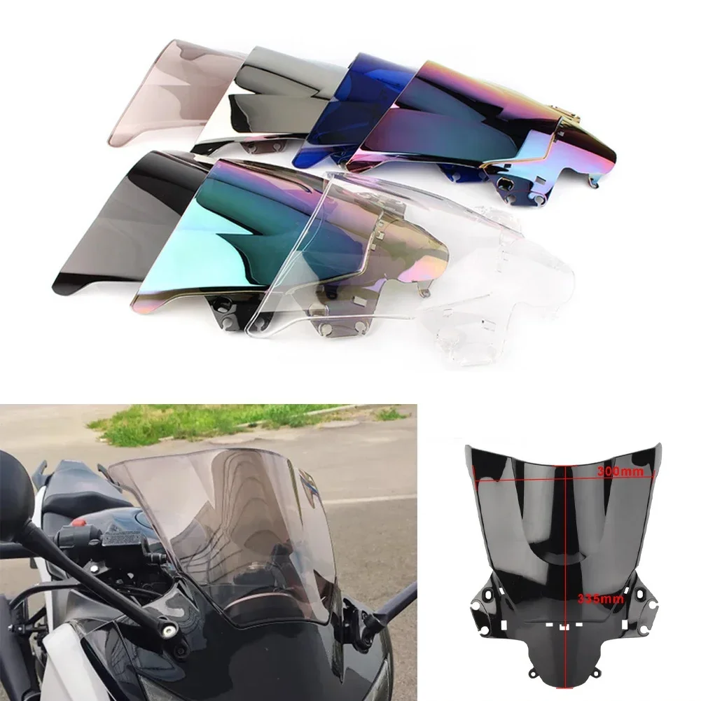 For Honda CBR 250 R CBR250R CBR 250R 2010-2014 2015 MC41 Motorcycle Double Bubble Windshield Deflector Protector Wind Screen