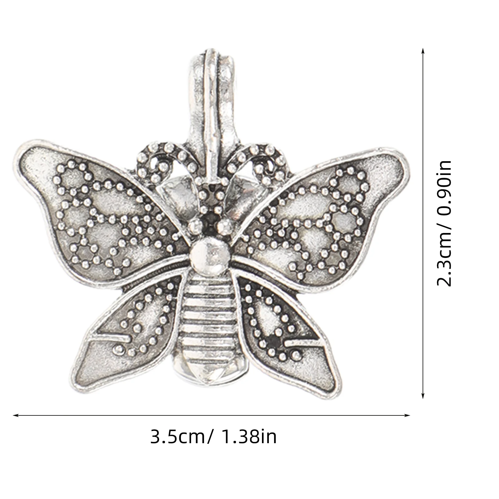 2Pairs خمر فراشة شال كليب الرجعية المعادن سترة كليب سترة إغلاق السحابات وشاح الديكور للحزب لباس غير رسمي #3