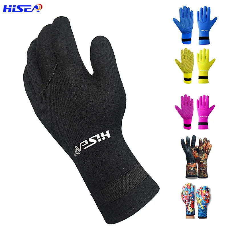 1Pair Diving Gloves S/M/L/XL Scuba Snorkeling Paddling Surfing Kayaking Canoeing Spearfishing Mittens Water Sport Wetsuit Gloves