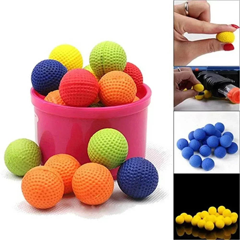 25/50/75/100sztPUYellowBullet oys GunRival Refill Darts oyGun Round Bullets Toy Gun Ball Dart For Toys Gun Rival Apollo Zeus Gun