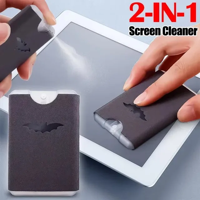 Środek do czyszczenia ekranu 2 w 1 w sprayu do telefonu komórkowego PC Tablet Ipad Środek do usuwania kurzu z ekranu Ściereczka z mikrofibry Narzędzia do czyszczenia