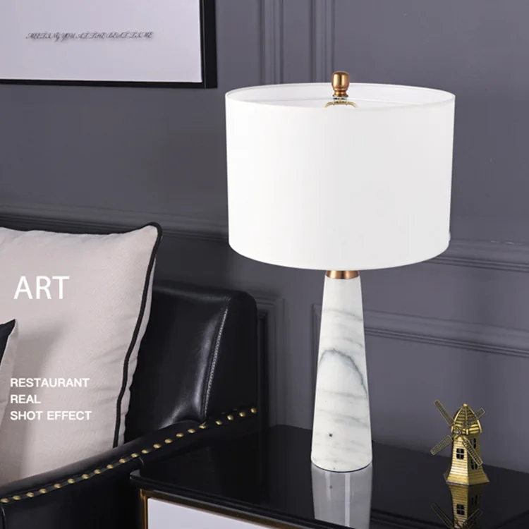 Hot Sales Modern Decorative Table Lamps Home Lighting LED Marble Desk Lamp