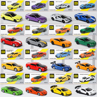 CCA 1/64 Lamborghini Porsche Nissan Ford Car Alloy Toys Motor Vehicle Diecast Metal Model Kids Xmas Gift Toys for Boys