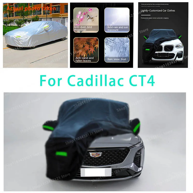 

For Cadillac CT4 auto body protection, anti snow, anti peeling paint, rain, water, dust, sun protection, car clothing