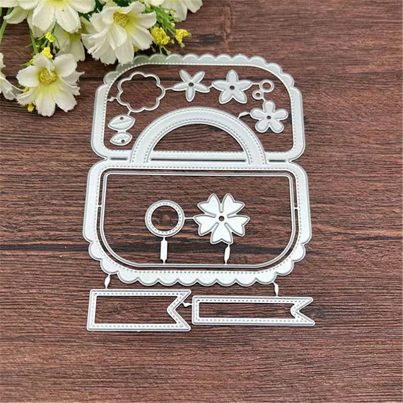 Frame Beautiful bag topper head Metal Cutting Dies Stencils For DIY Scrapbooking Decorative Embossing Handcraft Template