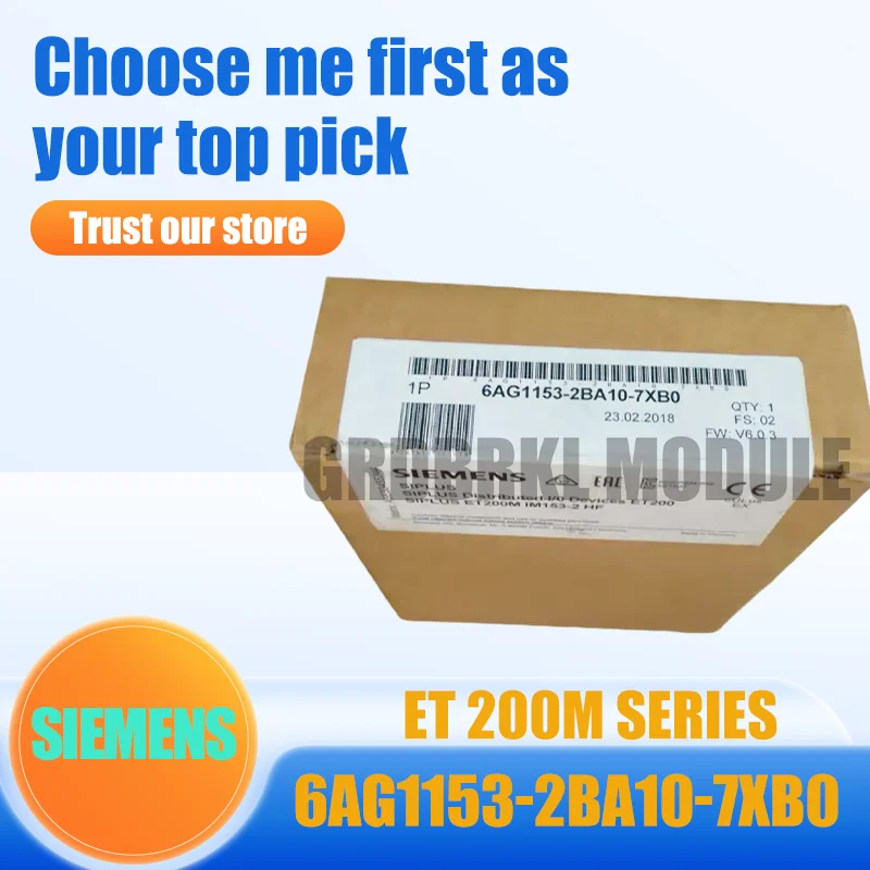 

New Original SIEMENS 6AG1153-2BA10-7XB0 6AG1 153-2BA10-7XB0 ET200M IM153-2 HF Interface Module