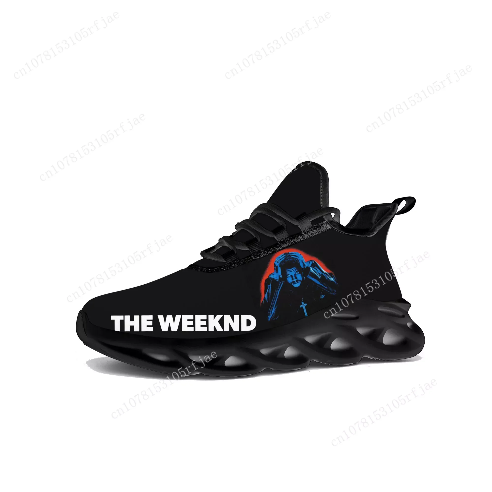 

The Weeknd Singer Flats Sneakers Mens Womens Sports Running Shoes High Quality Sneaker Lace Up Mesh Footwear Tailor-made Shoe