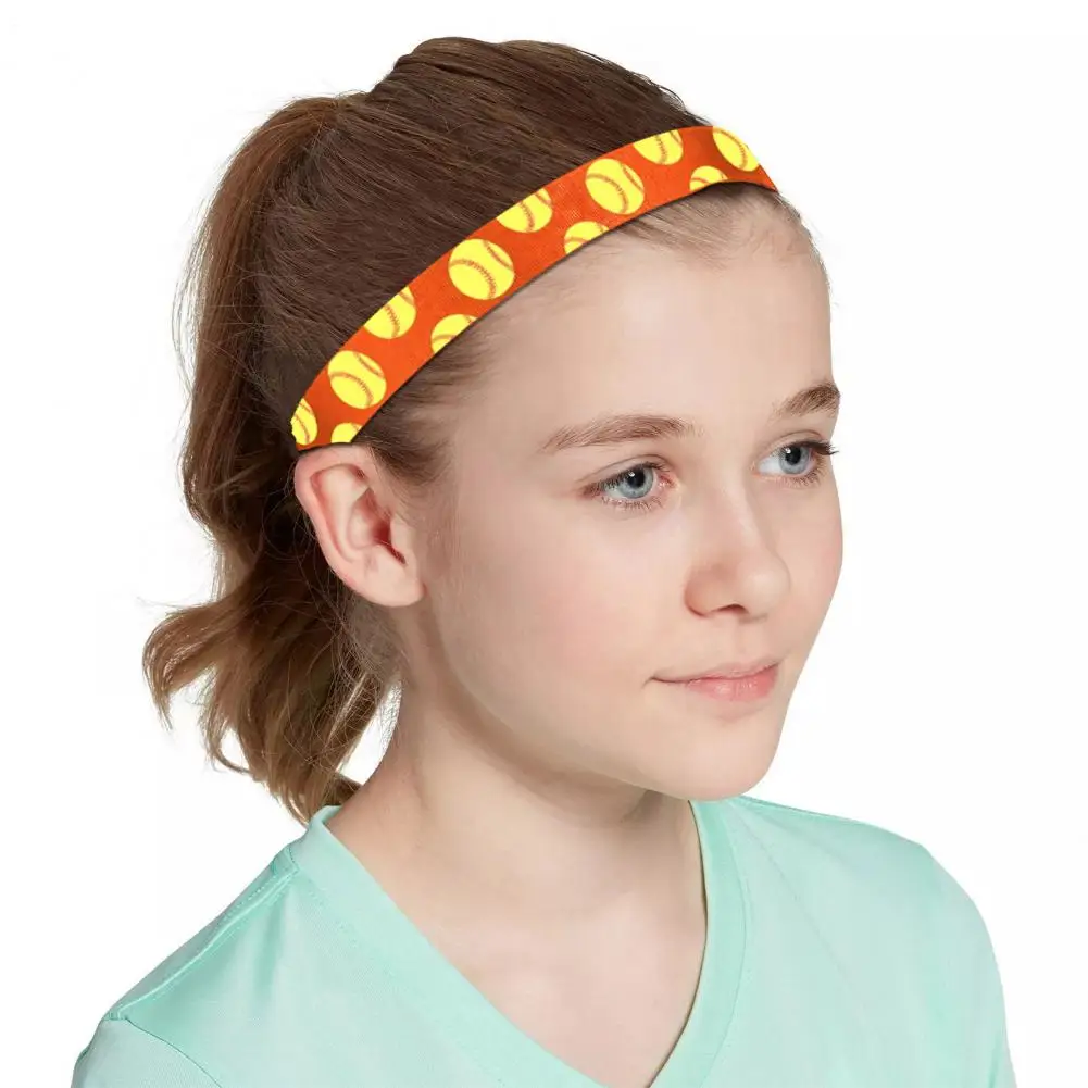 Stylish Sports Headband Girls Soccer Athletic Headbands Non Slip Sports Accessories for Basketball Football Baseball for Outdoor