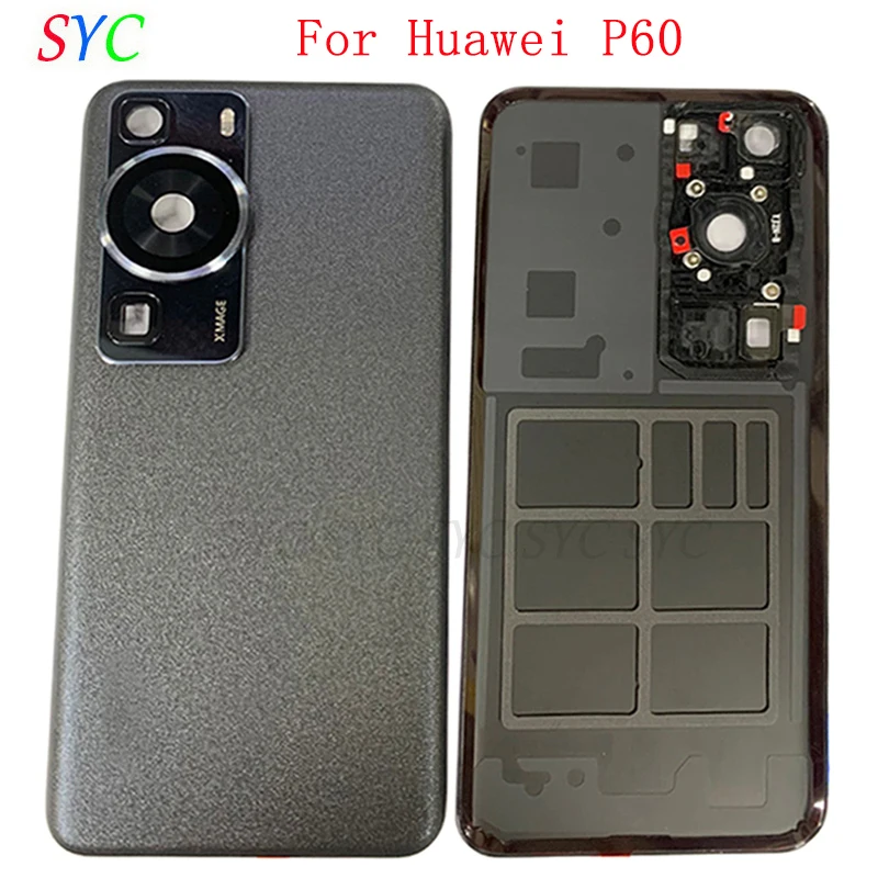 

Original Rear Door Battery Cover Housing Case For Huawei P60 Back Cover with Camera Lens Logo Repair Parts