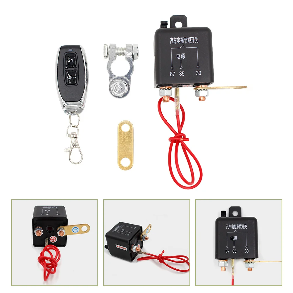 

Remote Switch Power Terminal Wireless Disconnect for RV Control Car Kill Trailer Electronic Rubber