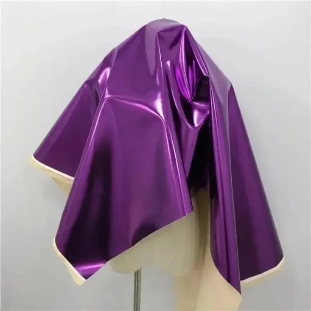 

Napa Film Metal Fine Grain PU Leather Fabric for Short Skirt Jacket Clothing Cloth for Diy Sewing By Meter Material