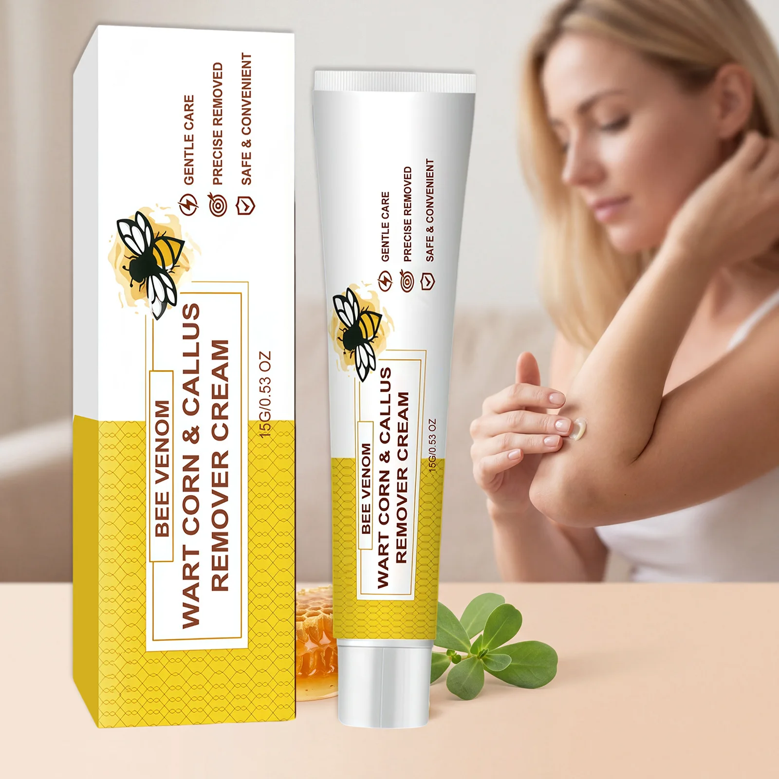 

Smooth Texture Bee Venom Body Cream Gentle Moisturizing Skin Softening Lotion Daily Body Care