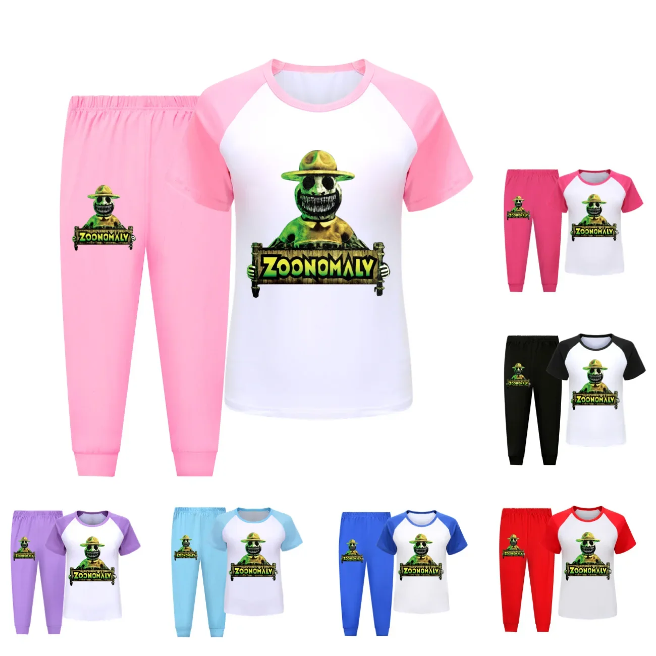 

Game ZOONOMALY Clothes for Kids Cute Summer Pyjamas Set Baby Girls Short Sleeve Pajama Sets Toddler Boys nightwear Daily Wear