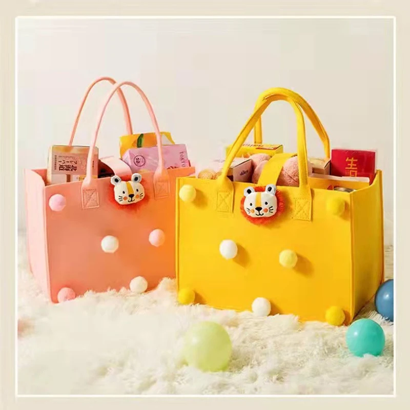 

Фетровая сумка, многоцветная сумка для покупок, подарочная сумка большой вместимости