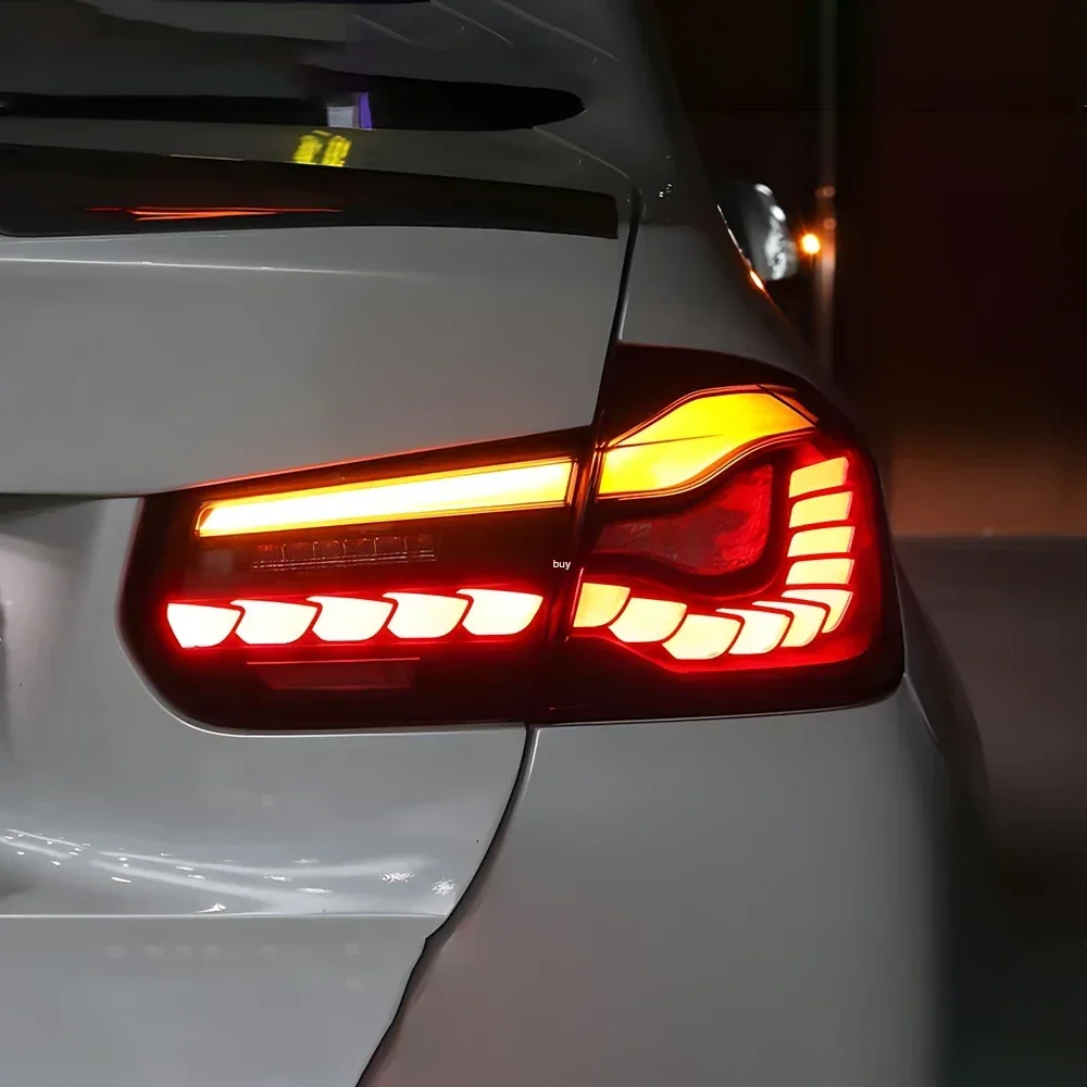 

For BMW 3 Series F30 316i 318i 320i 325i 330i 2013-2019 LED Auto Rear Lamps Assembly Upgrade Dragon scale Accessories Taillight