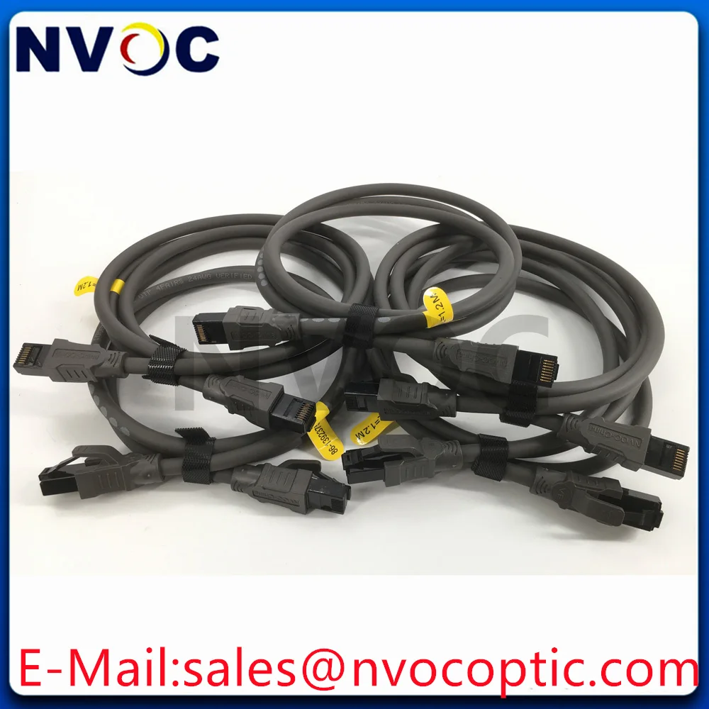 5Pcs 0.8/1.2M Cat6A Bulk Ethernet Gray Cable 24AWG RJ45 Patch Cord For Ethernet Swicth PC Networking LED Screen Rental