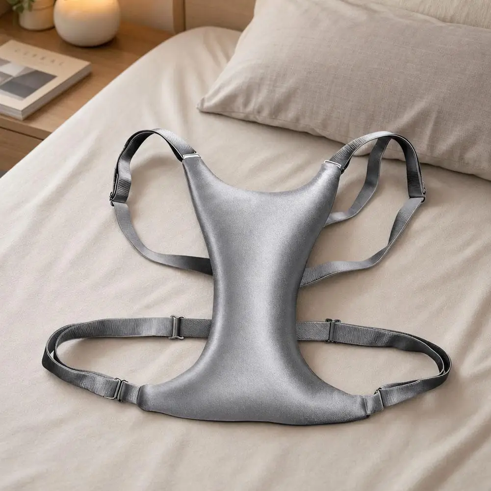 Breast Separation Sleep Pillow Adjustable Chest Support Cushion Soft PP Cotton Washable Cover for Side Sleeping