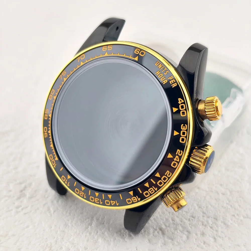 

Корпус для часов VK63, 39 мм, из нержавеющей стали, с сапфировым стеклом, серебристый, водонепроницаемый, с ремешком, подходит для кварцевого механизма VK63, аксессуары для часов.