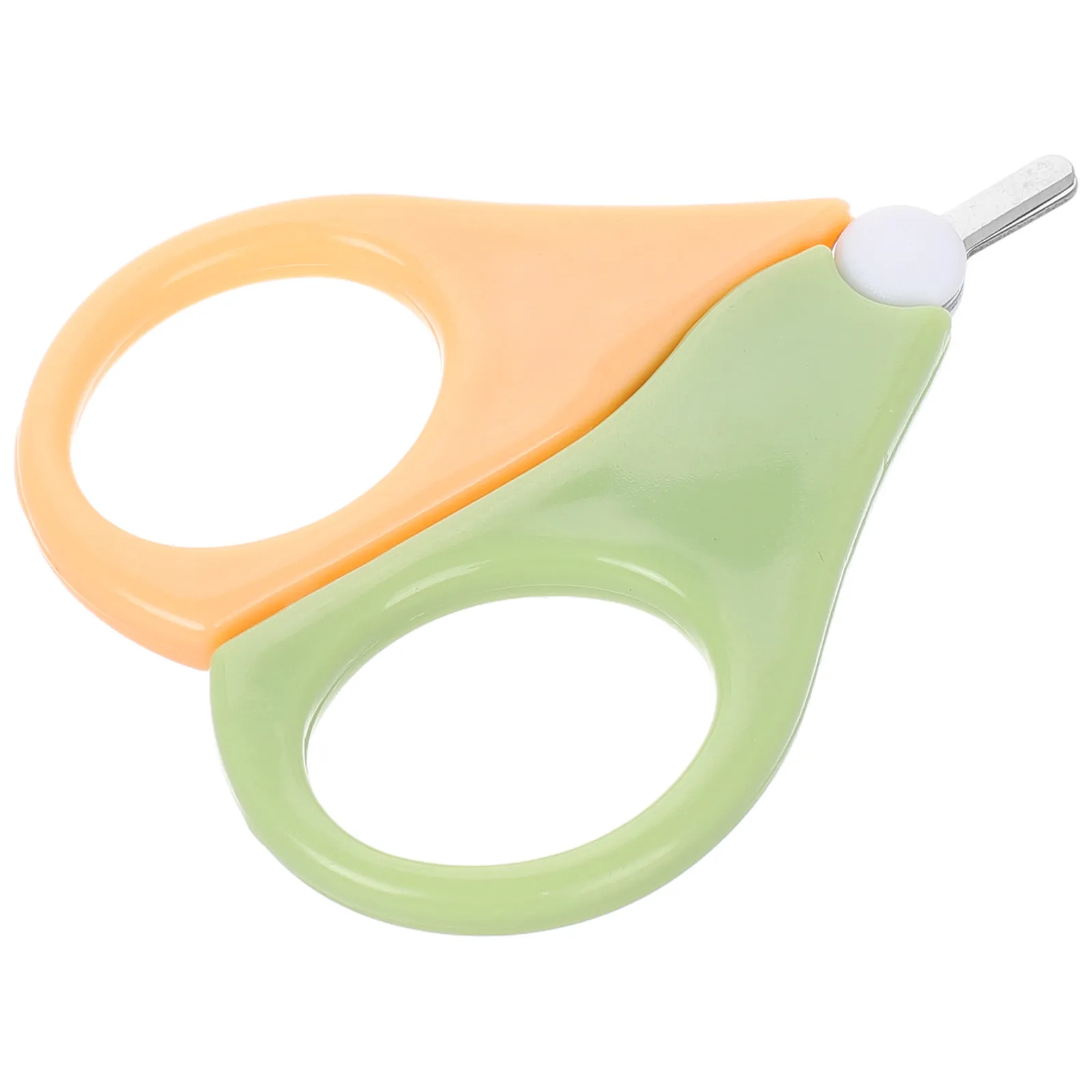 

Baby Scissors Stainless Steel Clippers File Toddler Grooming Tool Precision Trim Infant Care Round Tip Nail