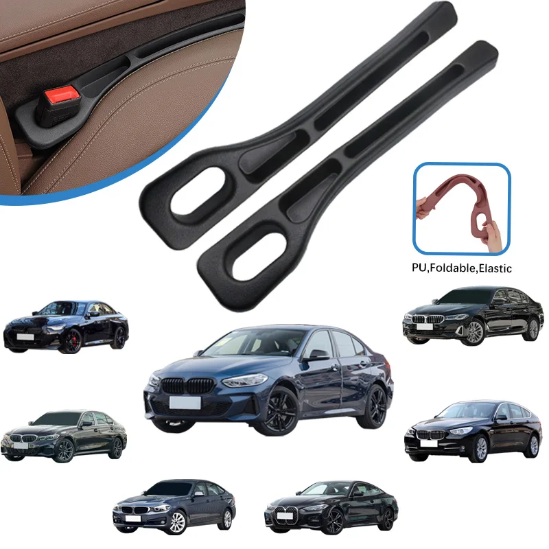 

2pcs For BMW 1 3 5 7 Series F10 F20 F30 Car Seat Gap Filler Bag Box Decoration Interior Accessories