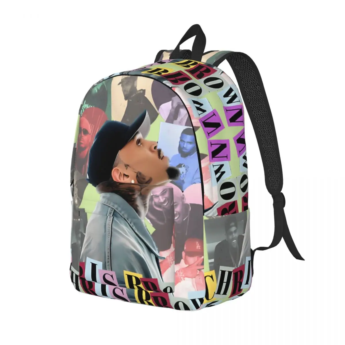 Lightweight Chris Brown 11 Tour 2024 Musicchris Brown Bag Camping Multi Compartment Chris Brown Boys Storage Bag Birthday Gift