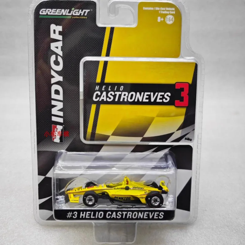 

Гоночная серия NTT в масштабе 1:64 Greenlight # 3, модель автомобиля из сплава, статическая коллекция, украшенные праздничными подарками, игрушки, сувенирный подарок