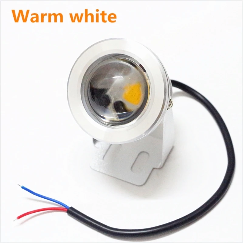 IP65 Waterproof AC/DC 12V 10W RGB LED Underwater Light Submersible Lamp Remote Control 16 Colors Changing 4 Lighting Effects