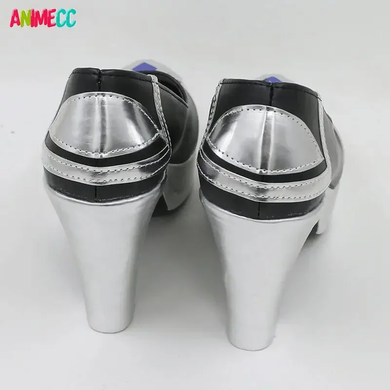 Gioco Genshin Impact Eula Cosplay scarpe stivali Halloween Party Costume accessori su misura