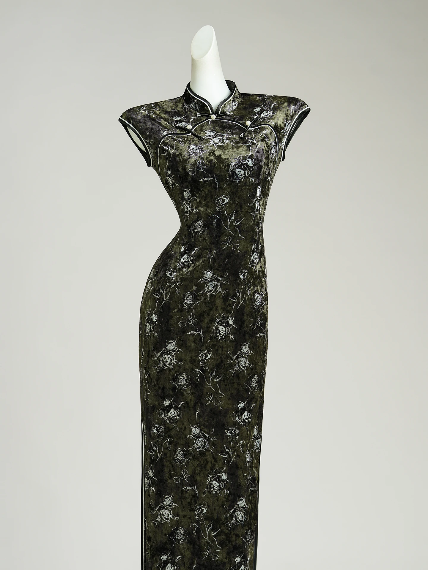 

Новая улучшенная версия китайского платья-ципао в стиле Сучжоу эпохи Китайской Республики, дышащее, приталенное, для повседневной носки, длинное