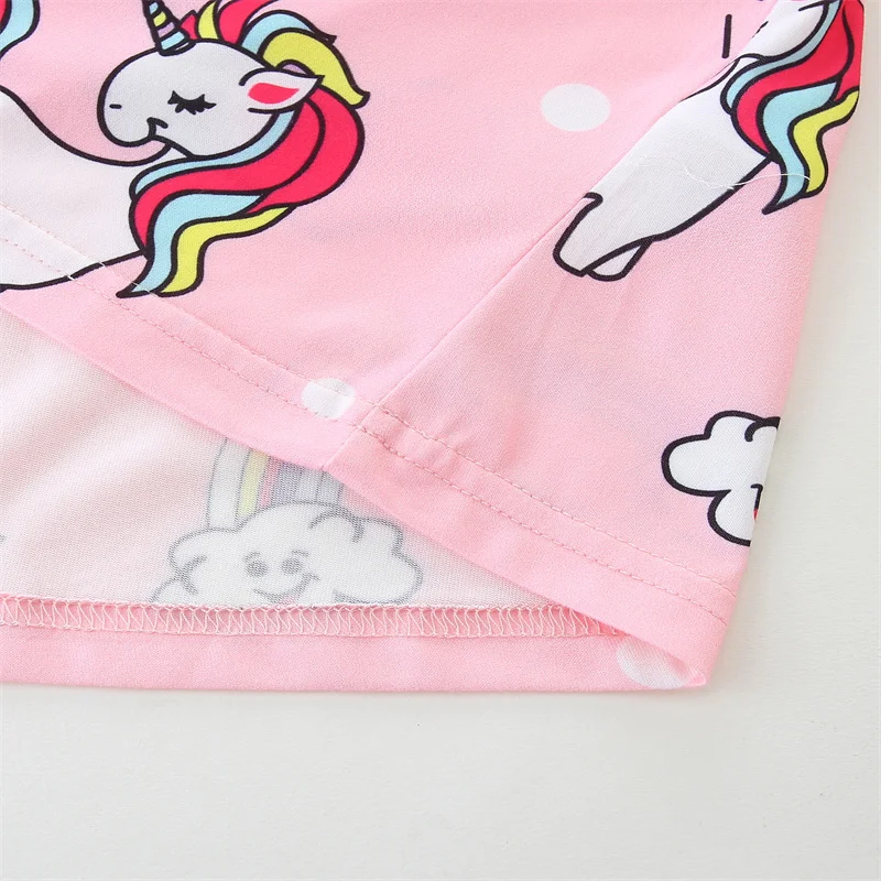 Jumping Meters 3-8T Polyester Summer Princess Girls Dresses All Print Party Birthday Frocks Children's Costume Baby Dresses