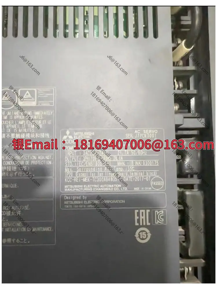 Unidade usada, funciona bem MR-J4-500A