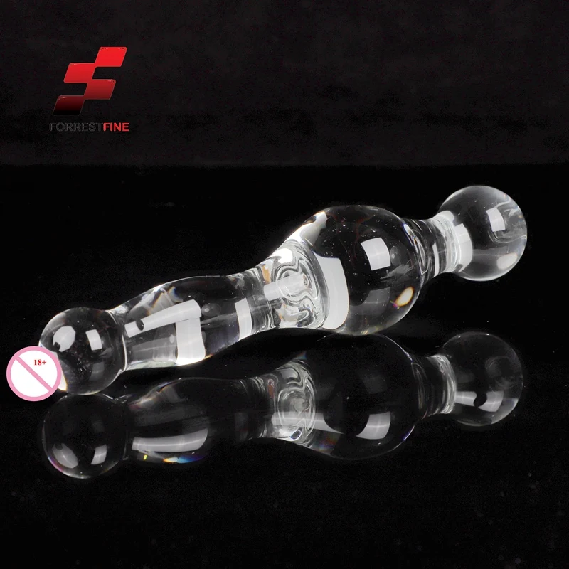 Factory Wholesale In Stock Transparent Glass Sex Dildo/Glass Sex Penis/Glass Adult Sex Toy for Woman Sex Relax