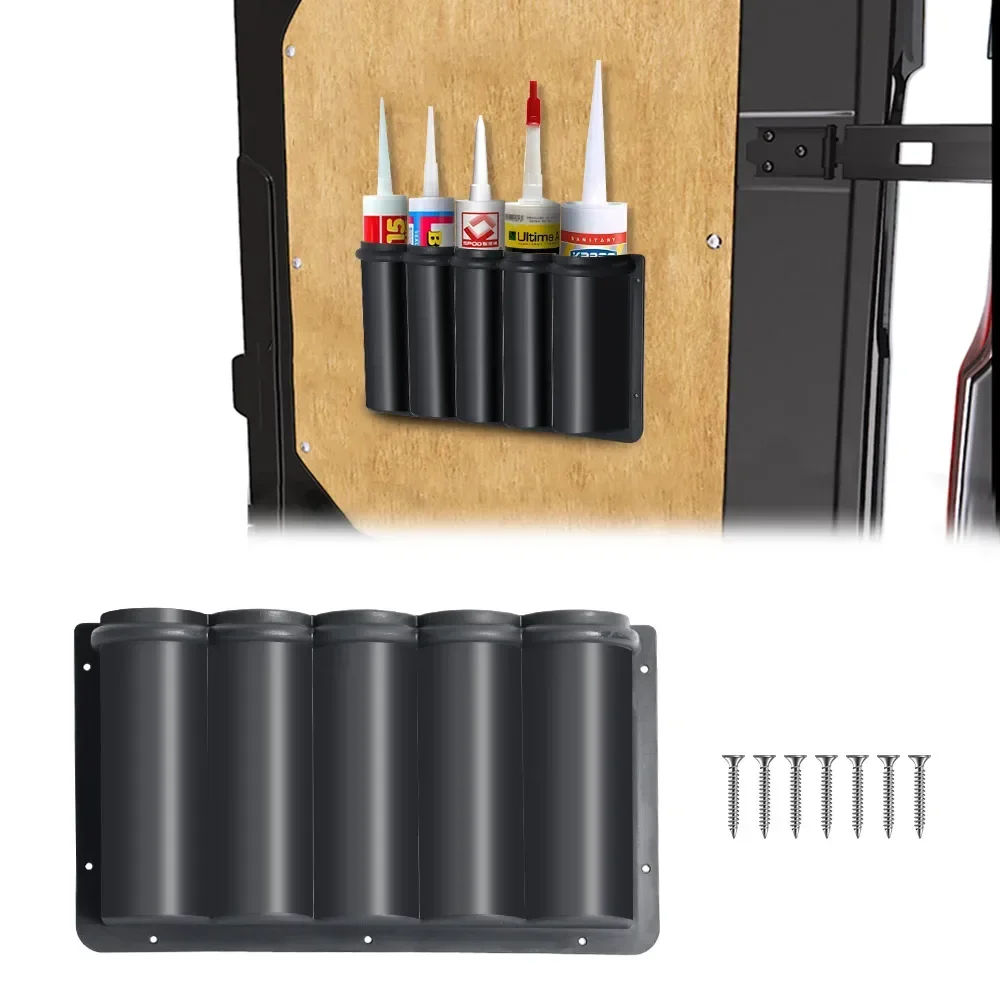 1 قطعة RV الباب رذاذ يمكن صندوق تخزين دائم ABS صندوق تخزين من البلاستيك ل قافلة فان تخزين جيب لأنابيب السيليكون/لاصق