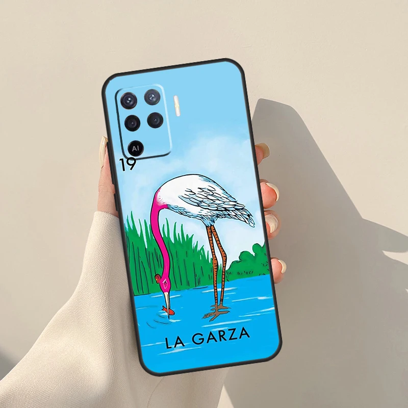 Mexican Bingo Loteria Case For Oppo A94 A74 A54 A60 A80 A40 A18 A38 A58 A78 A98 A96 A76 A16 A15 A17 A57 A77 A5 Pro view 4