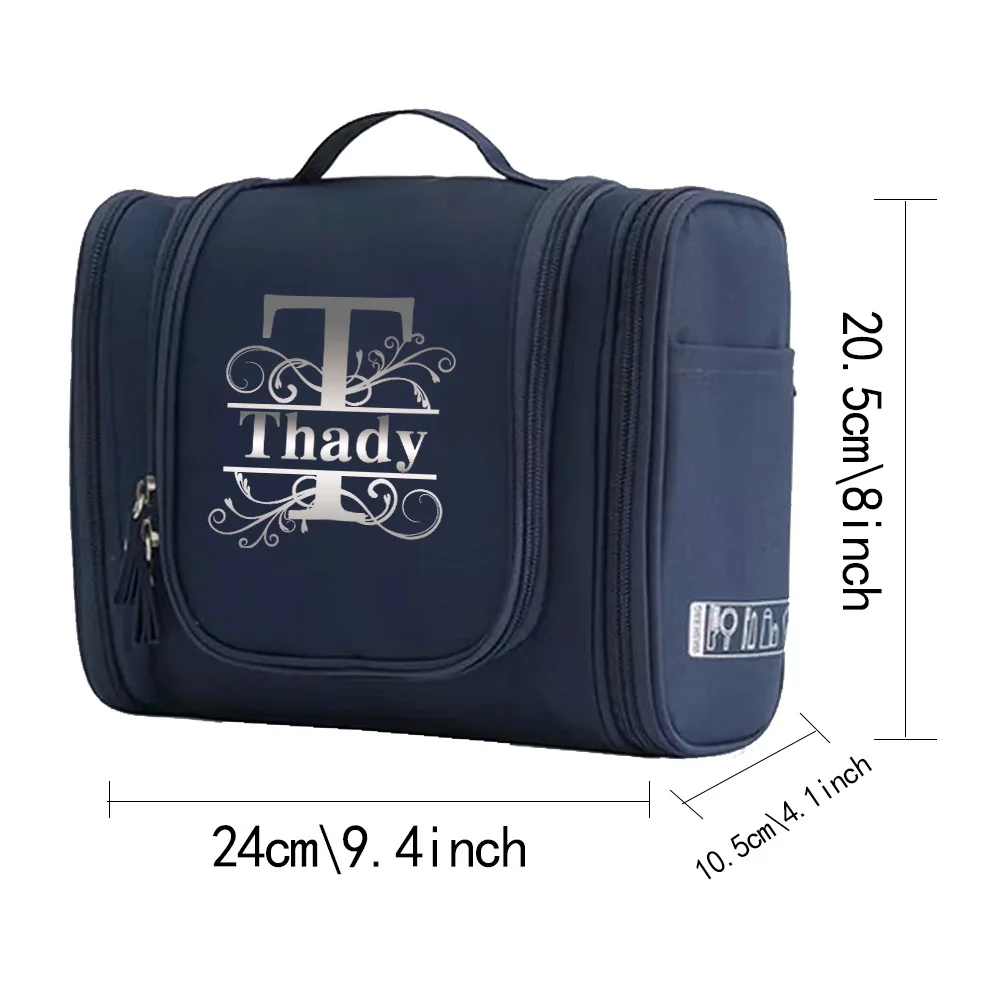 Customized Name Makeup Pack Makeup Supplies Storage Pouch Lipstick Zipper Storage Bag Portable Travel Cosmetic Organizer